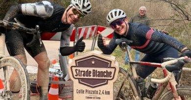 Strade Bianche Grand Fondo. Coach abroad auf seinem ersten A-Event in Bella Italia!